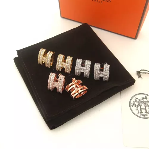Replica Hermes Earrings For Women #1344775 $32.00 USD for Wholesale