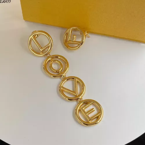 Cheap Fendi Earrings For Women #1345640, $$25.00 USD On Fendi Earrings