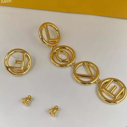 Replica Fendi Earrings For Women #1345640 $25.00 USD for Wholesale