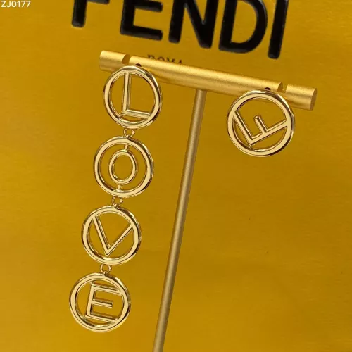 Replica Fendi Earrings For Women #1345640 $25.00 USD for Wholesale