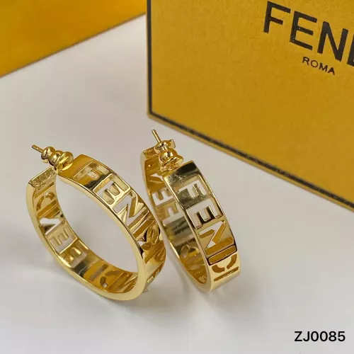 Replica Fendi Earrings For Women #1345641 $25.00 USD for Wholesale