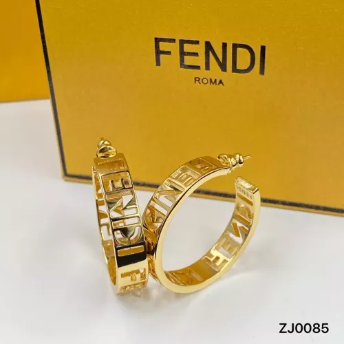 Replica Fendi Earrings For Women #1345641 $25.00 USD for Wholesale