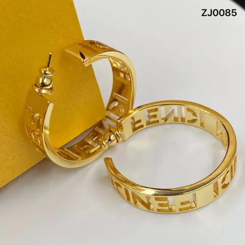 Replica Fendi Earrings For Women #1345641 $25.00 USD for Wholesale
