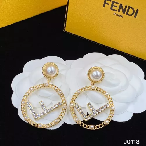 Cheap Fendi Earrings For Women #1345642, $$25.00 USD On Fendi Earrings