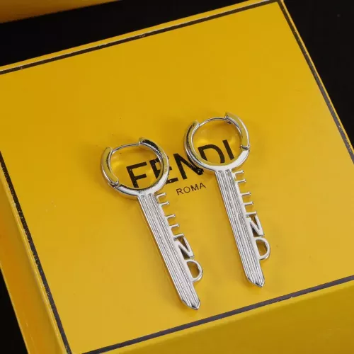 Replica Fendi Earrings For Women #1345643 $23.00 USD for Wholesale