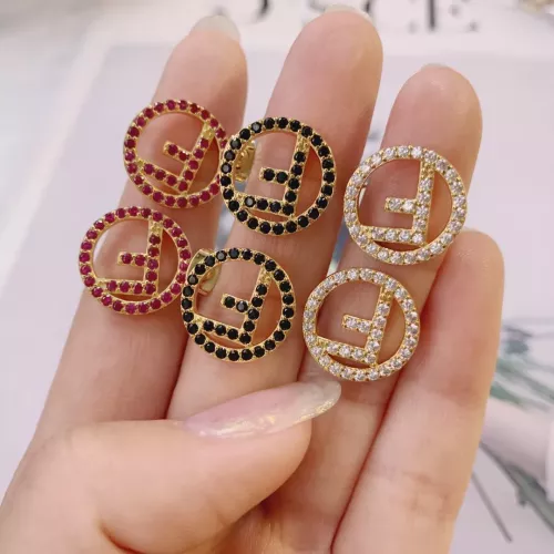 Replica Fendi Earrings For Women #1345644 $23.00 USD for Wholesale
