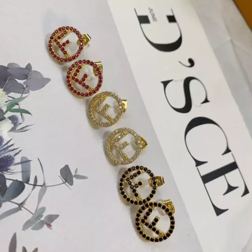 Replica Fendi Earrings For Women #1345644 $23.00 USD for Wholesale