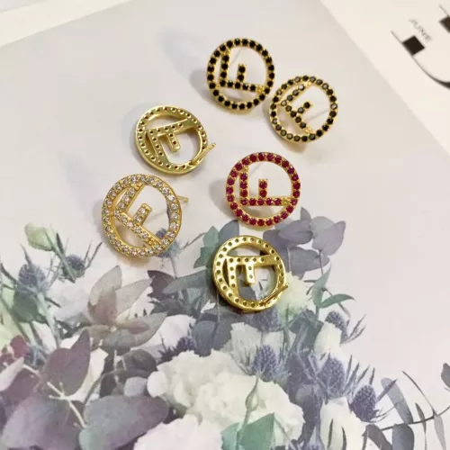 Replica Fendi Earrings For Women #1345644 $23.00 USD for Wholesale
