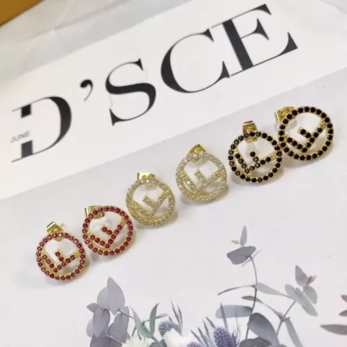 Replica Fendi Earrings For Women #1345644 $23.00 USD for Wholesale