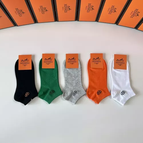 Replica Hermes Socks #1345914 $27.00 USD for Wholesale