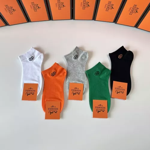 Replica Hermes Socks #1345914 $27.00 USD for Wholesale