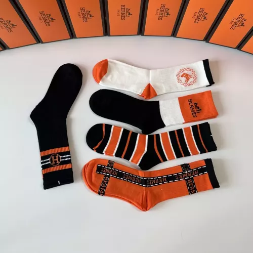 Replica Hermes Socks #1345922 $29.00 USD for Wholesale