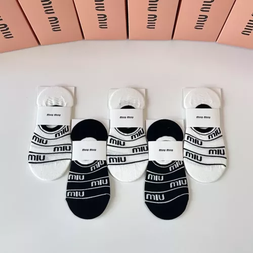 Replica MIU MIU Socks #1345942 $27.00 USD for Wholesale