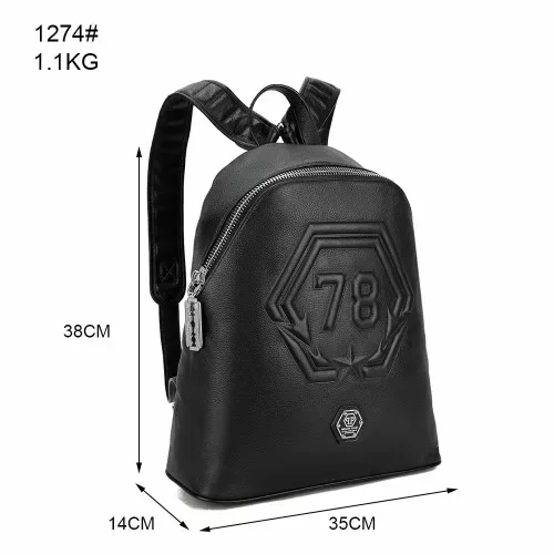 Cheap Philipp Plein PP AAA Backpacks #1346365, $$118.00 USD On Philipp Plein PP AAA Backpacks