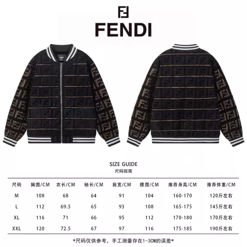 Replica Fendi Jackets Long Sleeved For Men #1346439 $112.00 USD for Wholesale