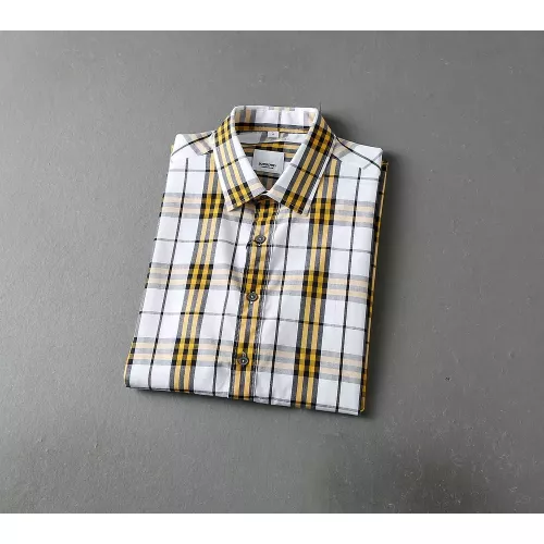Replica Burberry Shirts Short Sleeved For Men #1346554 $36.00 USD for Wholesale