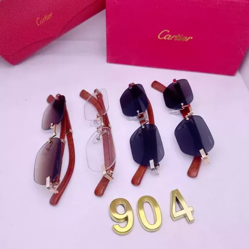 Replica Cartier Fashion Sunglasses #1346567 $29.00 USD for Wholesale