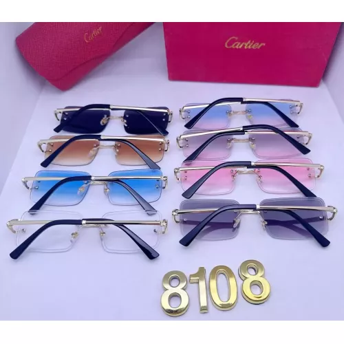 Replica Cartier Fashion Sunglasses #1346575 $29.00 USD for Wholesale