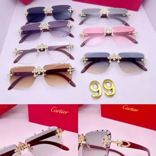 Replica Cartier Fashion Sunglasses #1346578 $29.00 USD for Wholesale