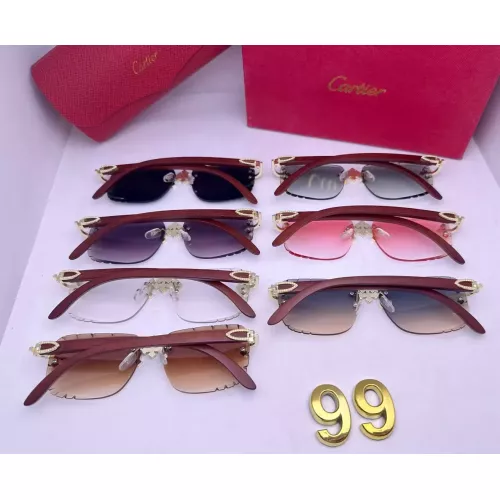 Replica Cartier Fashion Sunglasses #1346578 $29.00 USD for Wholesale