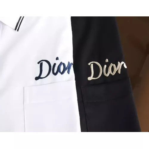 Replica Christian Dior Shirts Short Sleeved For Men #1346643 $38.00 USD for Wholesale