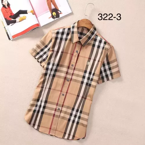 Cheap Burberry Shirts Short Sleeved For Women #1346646, $$36.00 USD On Burberry Shirts