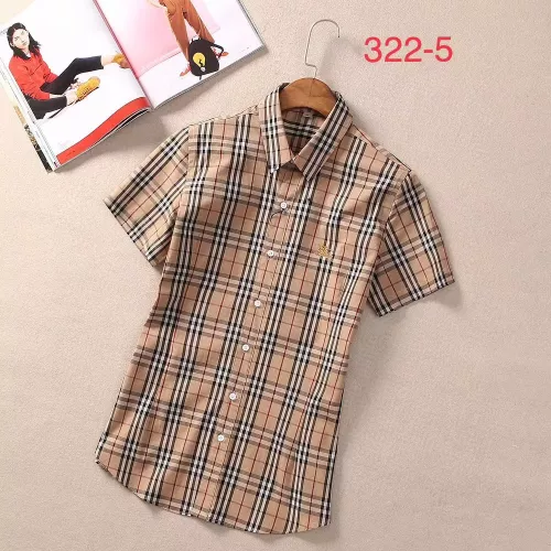 Cheap Burberry Shirts Short Sleeved For Women #1346649, $$36.00 USD On Burberry Shirts