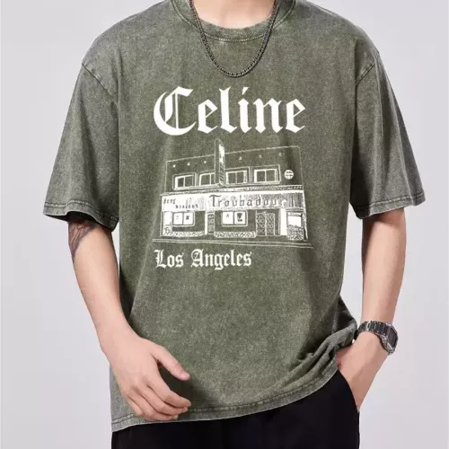 Cheap Celine T-Shirts Short Sleeved For Men #1347007, $$45.00 USD On Celine T-Shirts