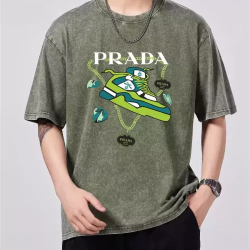 Cheap Prada T-Shirts Short Sleeved For Men #1347019, $$45.00 USD On Prada T-Shirts