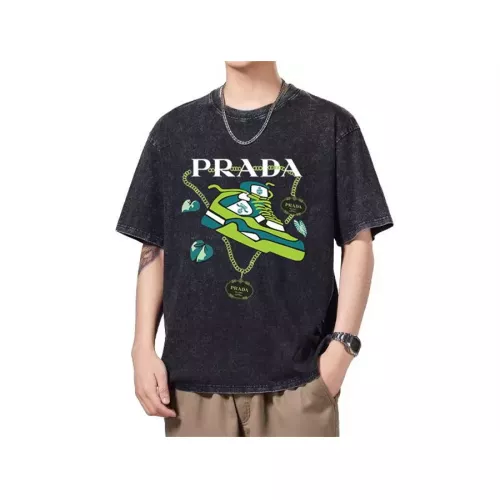 Cheap Prada T-Shirts Short Sleeved For Men #1347022, $$45.00 USD On Prada T-Shirts