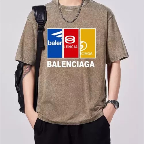 Cheap Balenciaga T-Shirts Short Sleeved For Men #1347048, $$45.00 USD On Balenciaga T-Shirts