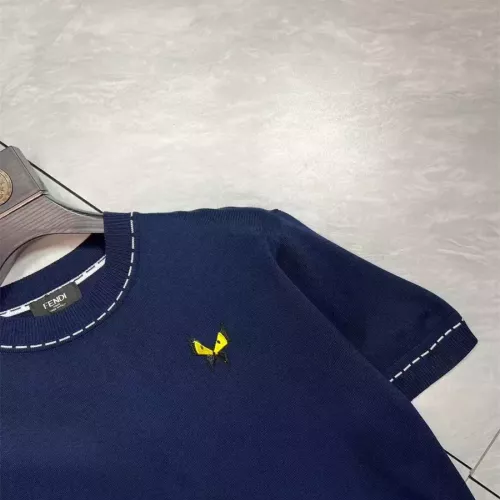 Replica Fendi T-Shirts Short Sleeved For Men #1347080 $45.00 USD for Wholesale