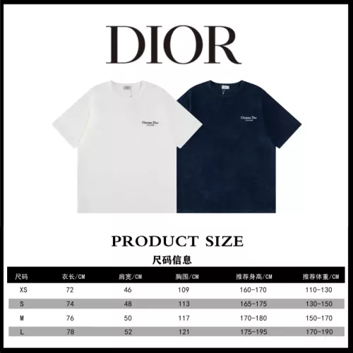 Replica Christian Dior T-Shirts Short Sleeved For Unisex #1347159 $42.00 USD for Wholesale
