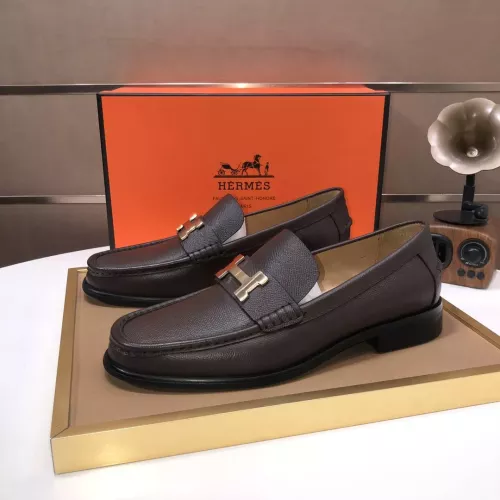 Cheap Hermes Leather Shoes For Men #1347405, $$100.00 USD On Hermes Leather Shoes
