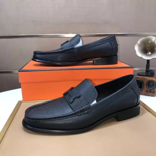 Replica Hermes Leather Shoes For Men #1347406 $100.00 USD for Wholesale