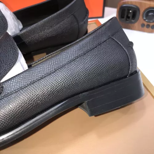 Replica Hermes Leather Shoes For Men #1347406 $100.00 USD for Wholesale