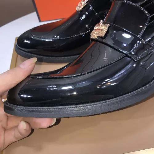 Replica Hermes Leather Shoes For Men #1347413 $92.00 USD for Wholesale