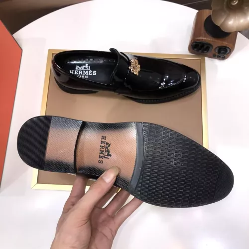 Replica Hermes Leather Shoes For Men #1347413 $92.00 USD for Wholesale