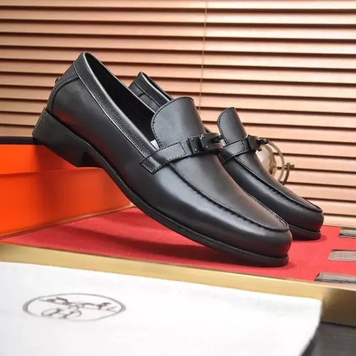 Replica Hermes Leather Shoes For Men #1347439 $98.00 USD for Wholesale