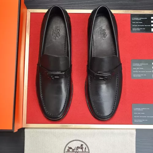 Replica Hermes Leather Shoes For Men #1347439 $98.00 USD for Wholesale