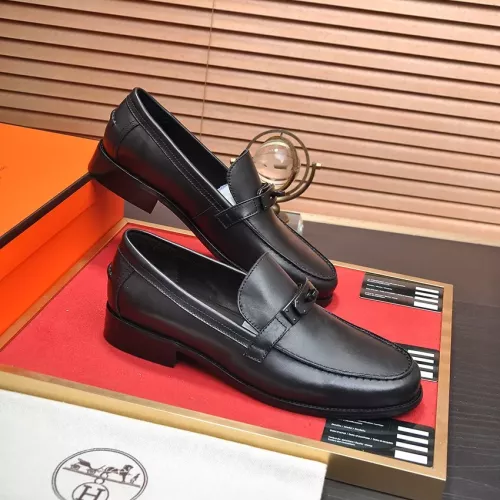 Replica Hermes Leather Shoes For Men #1347439 $98.00 USD for Wholesale