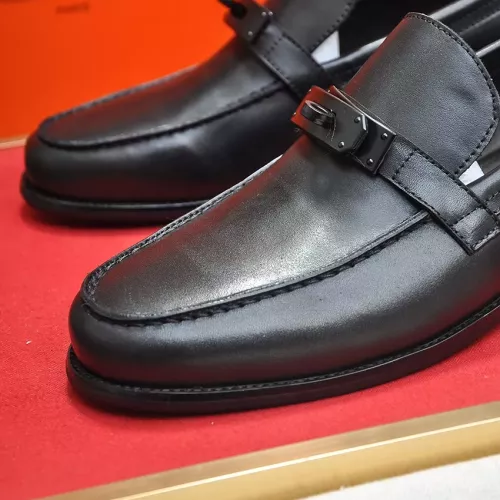 Replica Hermes Leather Shoes For Men #1347439 $98.00 USD for Wholesale
