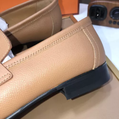 Replica Hermes Leather Shoes For Men #1347444 $100.00 USD for Wholesale