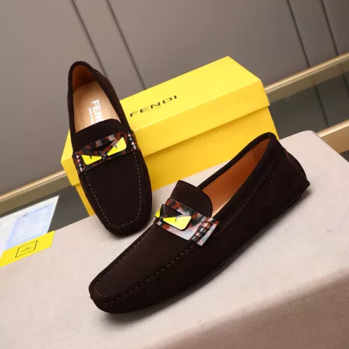 Cheap Fendi Leather Shoes For Men #1347513, $$80.00 USD On Fendi Leather Shoes