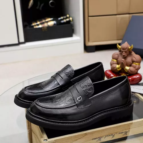 Replica Christian Dior Leather Shoes For Men #1347517 $98.00 USD for Wholesale