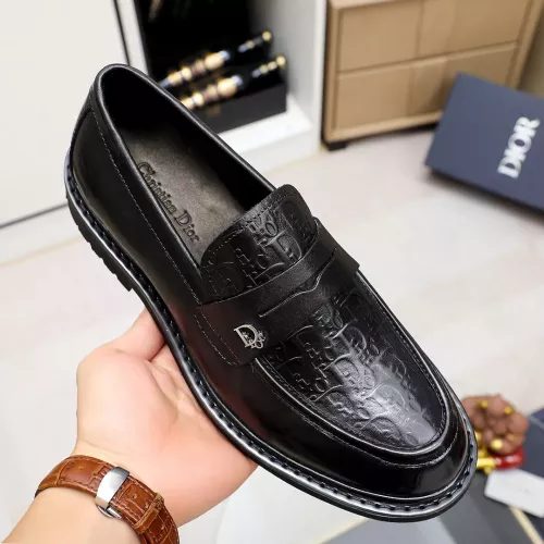Replica Christian Dior Leather Shoes For Men #1347517 $98.00 USD for Wholesale