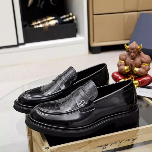 Replica Christian Dior Leather Shoes For Men #1347518 $98.00 USD for Wholesale