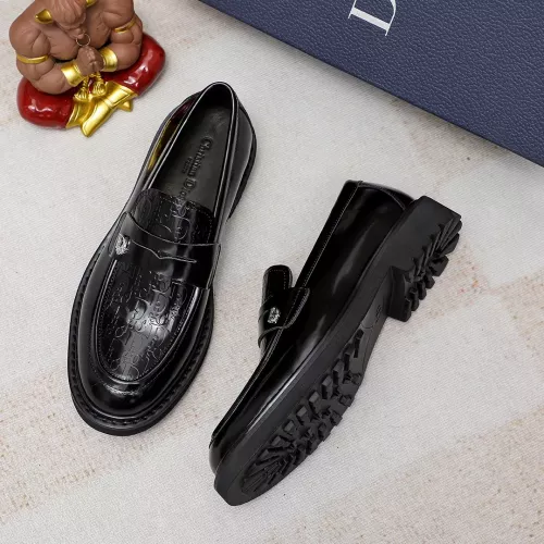 Replica Christian Dior Leather Shoes For Men #1347518 $98.00 USD for Wholesale