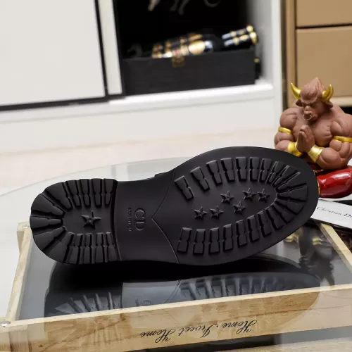 Replica Christian Dior Leather Shoes For Men #1347518 $98.00 USD for Wholesale