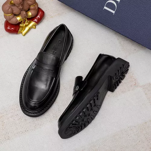 Replica Christian Dior Leather Shoes For Men #1347519 $98.00 USD for Wholesale